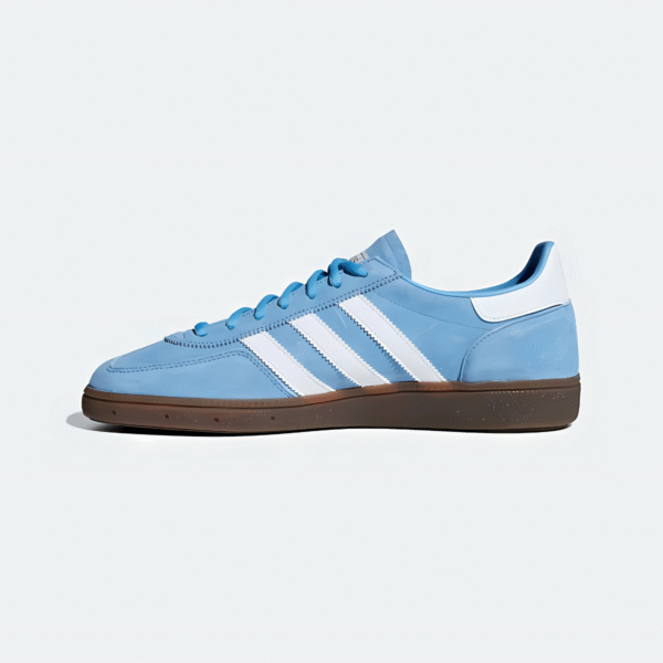 Adidas Handball Spezial Light Blue/White with Gum Sole - Image 7