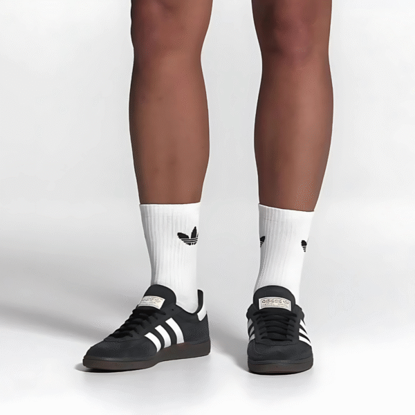 Adidas Handball Spezial Black/White with Gum Sole - Image 2