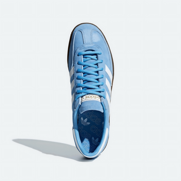 Adidas Handball Spezial Light Blue/White with Gum Sole - Image 3