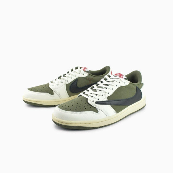 Travis Scott x Air Jordan 1 Low OG “Olive” - Image 4