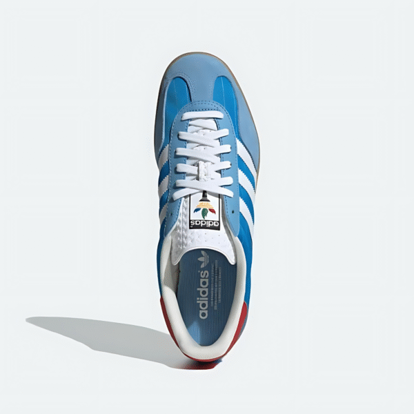 Adidas Gazelle Bright blue/ cloud white/ Gum - Image 3