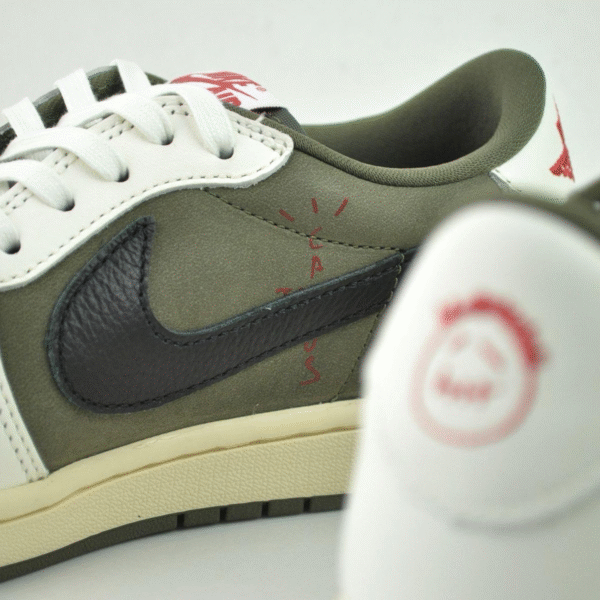 Travis Scott x Air Jordan 1 Low OG “Olive” - Image 5