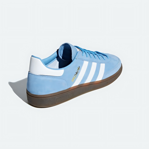 Adidas Handball Spezial Light Blue/White with Gum Sole - Image 4