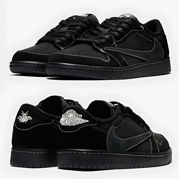 Travis Scott x Air Jordan 1 Low OG “Phantom Black” - Image 7
