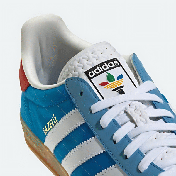 Adidas Gazelle Bright blue/ cloud white/ Gum - Image 7