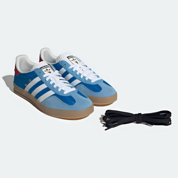 Adidas Gazelle Bright blue/ cloud white/ Gum - Image 8