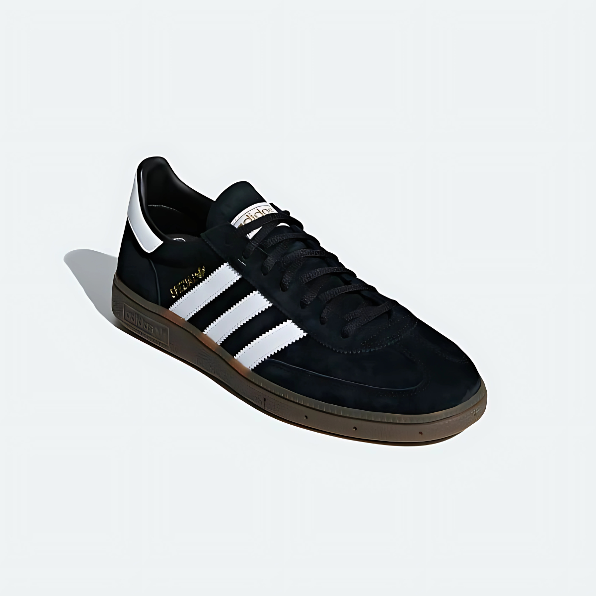 Adidas Handball Spezial Black/White with Gum Sole - Image 5